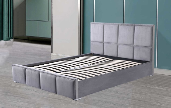 Hotel 0.355m3 polsterte Plattform-Bett mit Lagerung