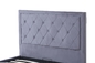 Königin-Größen-Plattform-Bett-Schlafzimmer-Möbel-Polsterungs-Gewebe-Samt ODM 1.6x2m