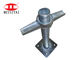 Stahl-niedriger Jack Solid Scaffoldings U ISO 32mm Kopf justierbar