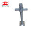 Stahl-niedriger Jack Solid Scaffoldings U ISO 32mm Kopf justierbar