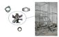 Stahlrohr-Gestell-Teil-heißes Bad des Cuplock-Gestell-System-Q235 galvanisierte