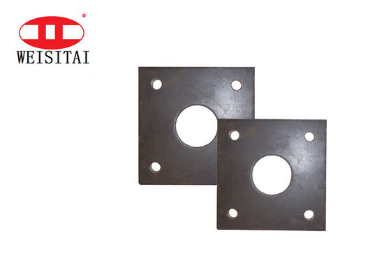 120*120*8 Schwerlastquadratische Stahlgestell-Basisplatte