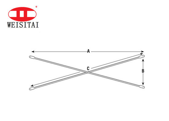 20MM verzinkte Stahlrahmen-Gerüst-Kreuzstreben